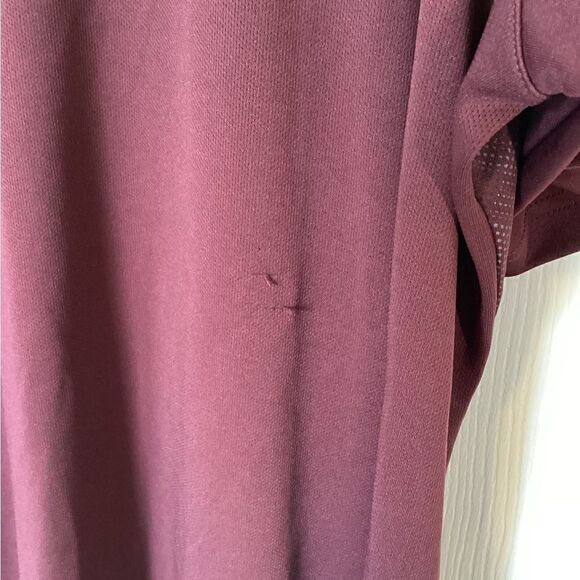 Roundtree & Yorke - Big & Tall Men’s - Performance Maroon & Gray Polo - 3XL - Picture 4 of 6